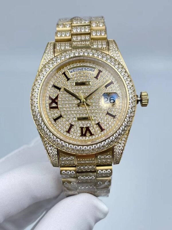 Rolex Roman Full Diamond Model  41mm