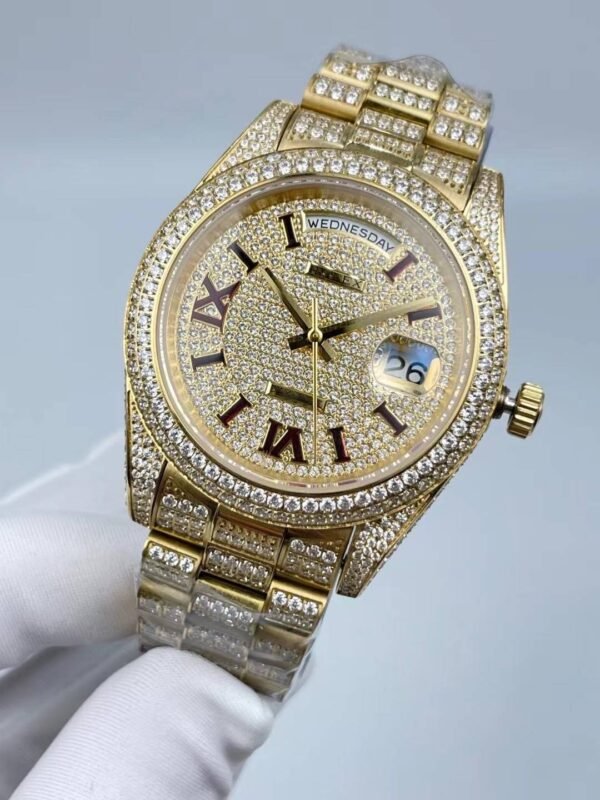 Rolex Roman Full Diamond Model  41mm