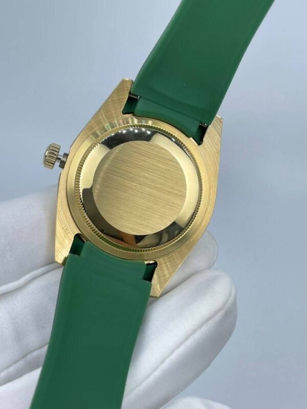 New dual-calendar green digital diamond surface, green tape  36mm