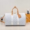 【M14838 White】41418, 41416 This model Keepall Bandoulière 45 travel bag, 27 x 20 x 45 cm (height x width x length)