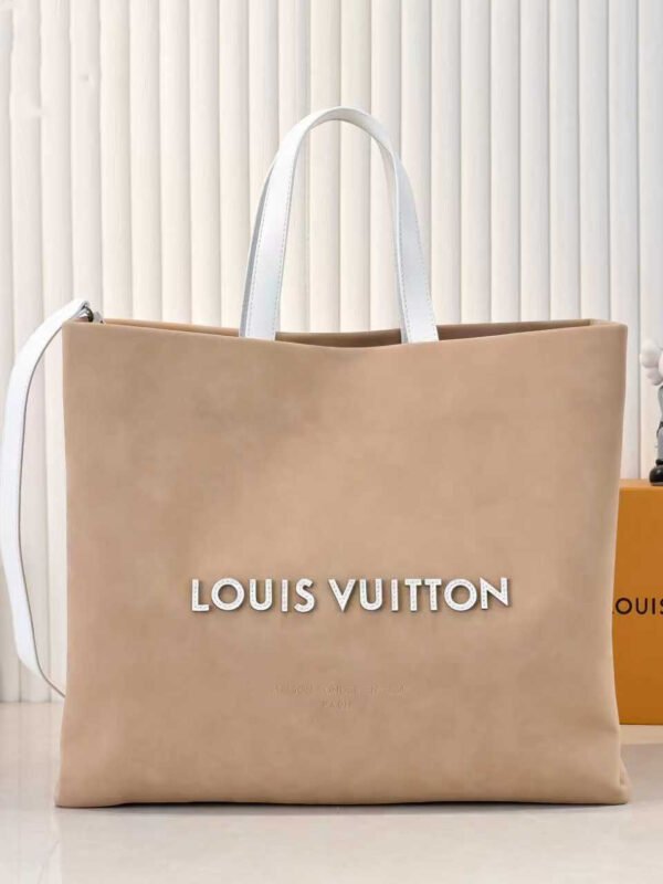 Shopper medium-sized handbag, inspired by the Louis Vuitton shopping bag (42x34x16cm)