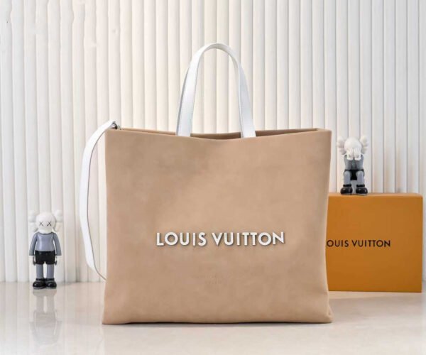 Shopper medium-sized handbag, inspired by the Louis Vuitton shopping bag (42x34x16cm)
