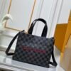 M13940  This top-quality original item from the collaboration collection by Pharrell and NIGO. The large-sized handbag "Shopper" measures 25x19x11 in size, suitable for shopping at Louis Vuitton.