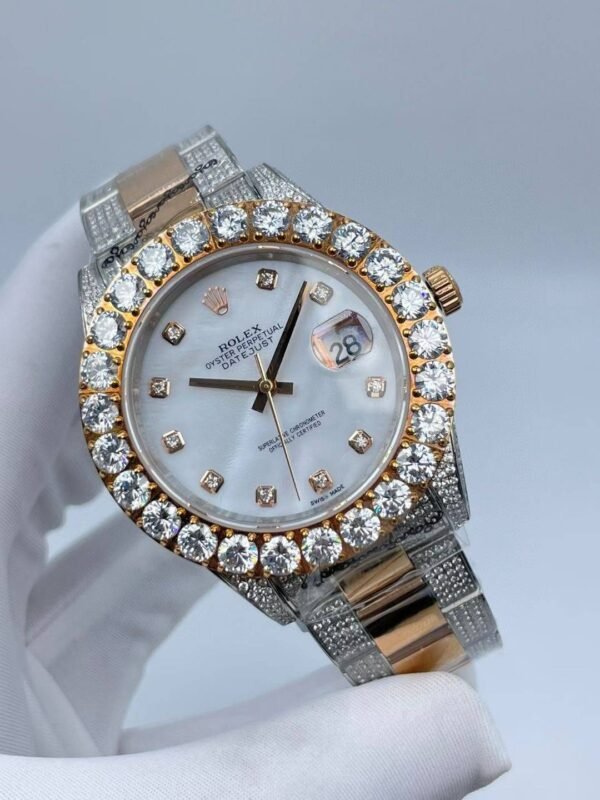 New model log large bezel with diamond surface  44mm