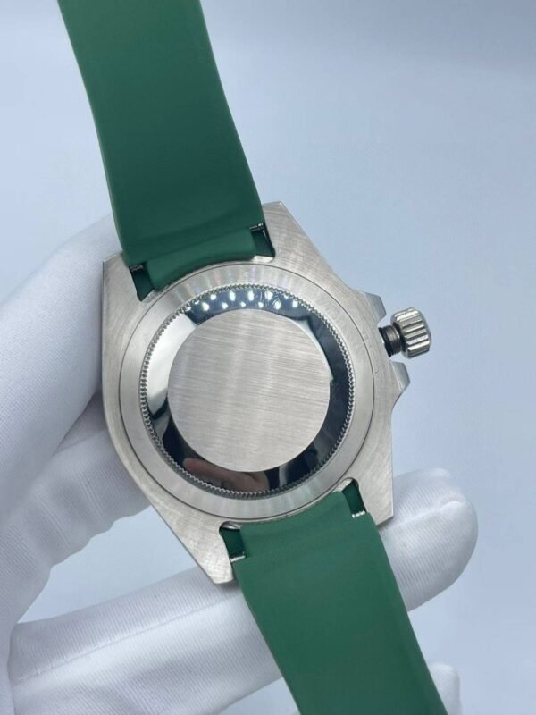 New SUB Sea-Dweller Green Scale Mark Silicone Strap  40mm