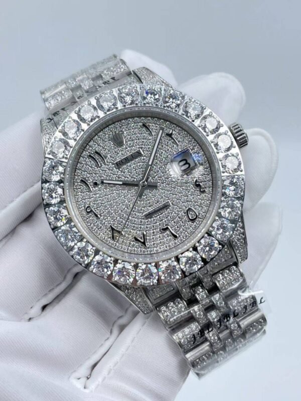 New Rolex model with numerous diamonds  41mm