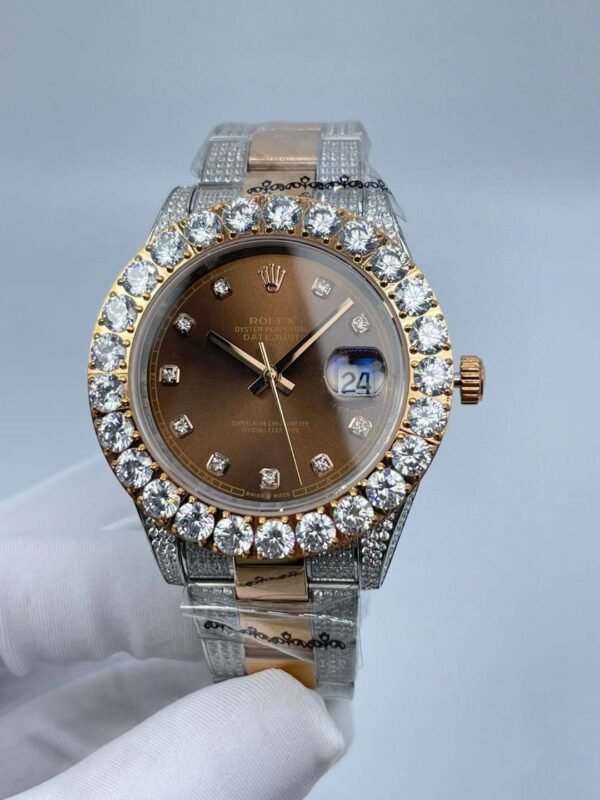 New model log large bezel with diamond surface  44mm