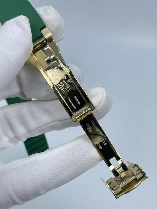 New dual-calendar green digital diamond surface, green tape  36mm