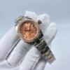 Rolex women's model with beaded star-shaped diamonds, size 26mm