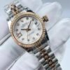 Rolex women's model with beaded star-shaped diamonds, size 26mm