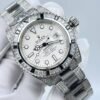 The new Rolex SUB model, with a size of 40mm. The new strap features: diamonds on both sides and a shiny center.