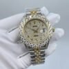 Rolex watch strap set with diamonds, starry dial, 41mm