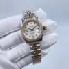 Rolex women's model with beaded star-shaped diamonds, size 26mm