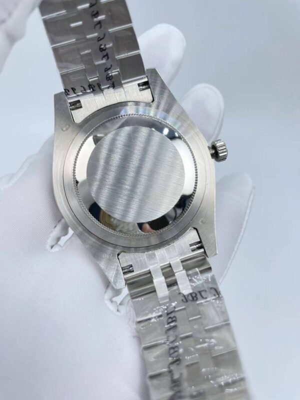 Rolex large diamond bezel with star-shaped design, size 41mm (small head grain strap)