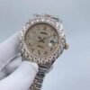 Rolex watch strap set with diamonds, starry dial, 41mm