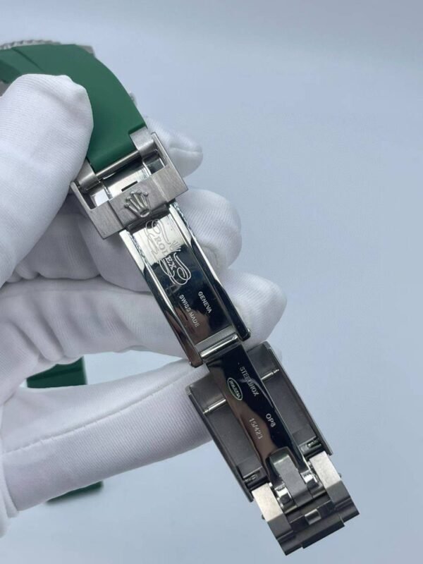 New SUB Sea-Dweller Green Scale Mark Silicone Strap  40mm