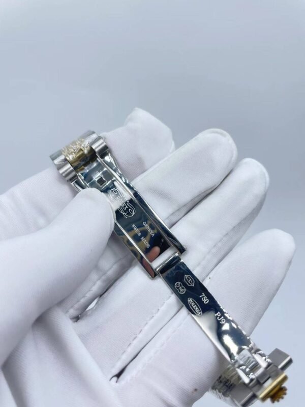 Rolex watch strap set with diamonds, starry dial, 41mm