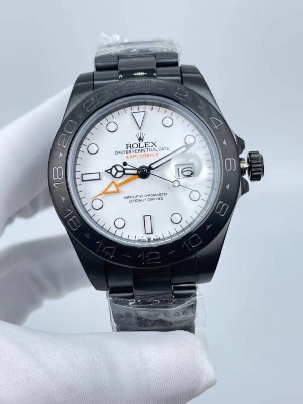 CXHY%7IL0K{9(YV6SW(~(GN_tmb Rolex new Explorer II model with black case, size 42mm