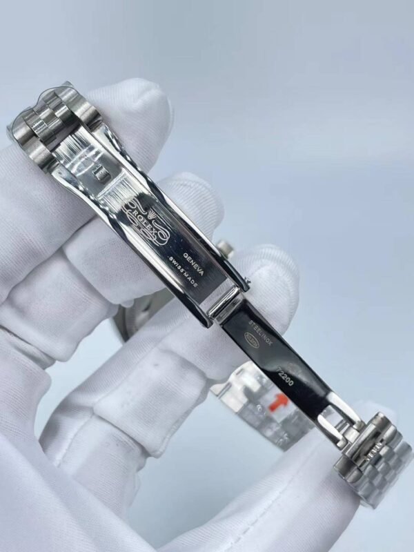 Rolex new brushed silver Roman bezel model, size 31mm