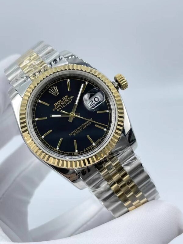 Rolex new chronograph with beveled edges and small bezel, size 36mm (small head stud bracelet)