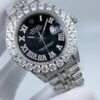 Rolex's new full-diamond large-diameter bezel, single calendar Roman numeral face, size 43mm