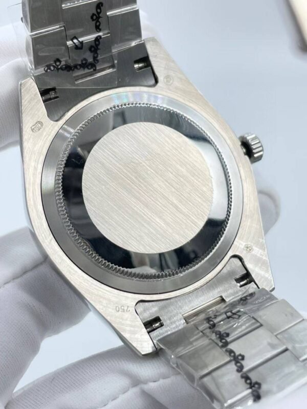 New full diamond Arabic numeral day and date calendar, 41mm