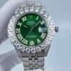 Rolex's new full-diamond large-diameter bezel, single calendar Roman numeral face, size 43mm