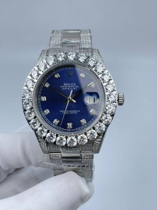 New style large diamond circle bezel with diamond surface  44mm