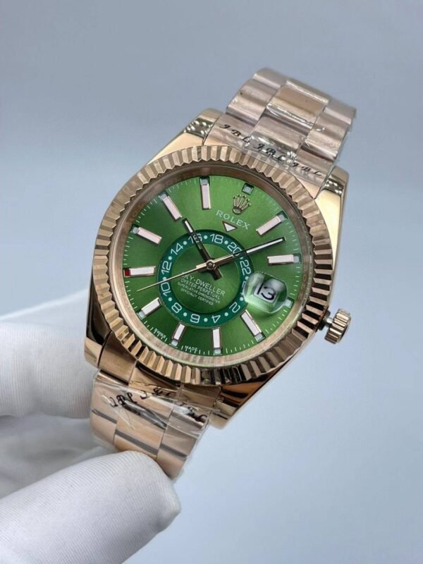 New model in sky green color, 42mm