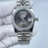 Rolex new brushed silver Roman bezel model, size 31mm