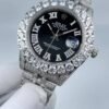 Rolex's new full-diamond large-diameter bezel, single calendar Roman numeral face, size 43mm