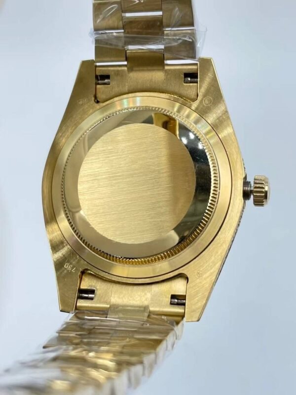 Rolex's new model with full diamond double calendar display, size 41mm