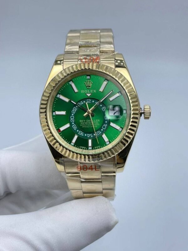 New model in sky green color, 42mm