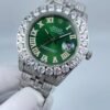 Rolex's new full-diamond large-diameter bezel, single calendar Roman numeral face, size 43mm