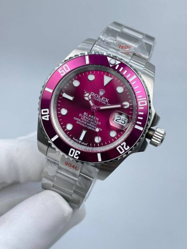New SUB model with black shell and purple color,40mm