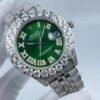 Rolex's new full-diamond large-diameter bezel, single calendar Roman numeral face, size 43mm
