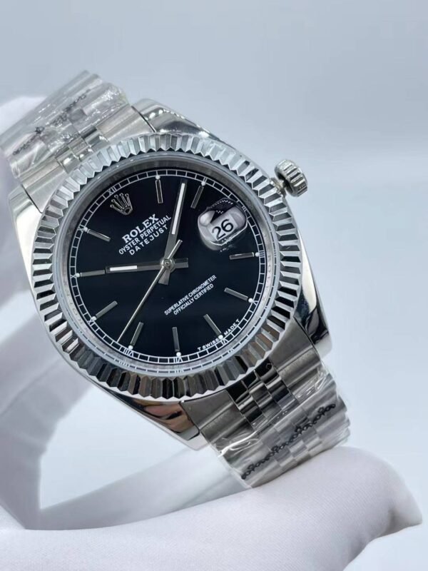 Rolex new chronograph with beveled edges and small bezel, size 41mm (small head stud strap)