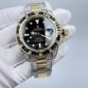 The new Rolex SUB model with a sapphire crystal face, size 40mm. The new strap design: diamonds on both sides + shiny center.