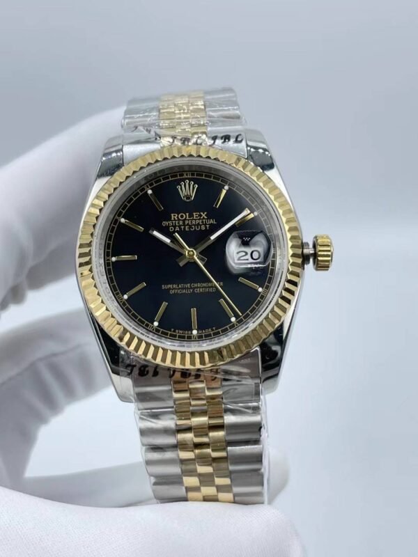 Rolex new chronograph with beveled edges and small bezel, size 36mm (small head stud bracelet)