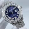 Rolex's new full-diamond large-diameter bezel, single calendar Roman numeral face, size 43mm