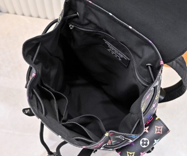 Black Tri-Colored 41379 CHRISTOPHER Small Bag with Shoulder Strap m41379 This is a Christopher small bag with shoulder strap, measuring 41.0 x 48.0 x 13.0 cm (length x height x width)