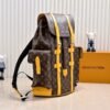 Model number M12729 - Vintage Blue M13202 - Vintage Tan Yellow 41379 This Christopher medium-sized backpack 38 x 44 x 12.5 cm (length x height x width)