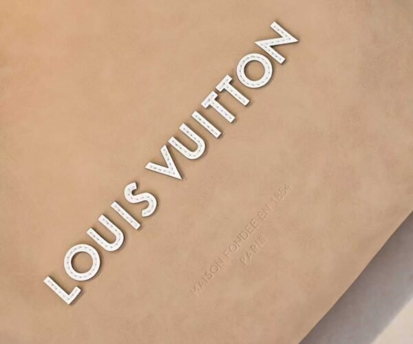 Shopper medium-sized handbag, inspired by the Louis Vuitton shopping bag (42x34x16cm)