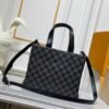M13940  This top-quality original item from the collaboration collection by Pharrell and NIGO. The large-sized handbag "Shopper" measures 25x19x11 in size, suitable for shopping at Louis Vuitton.