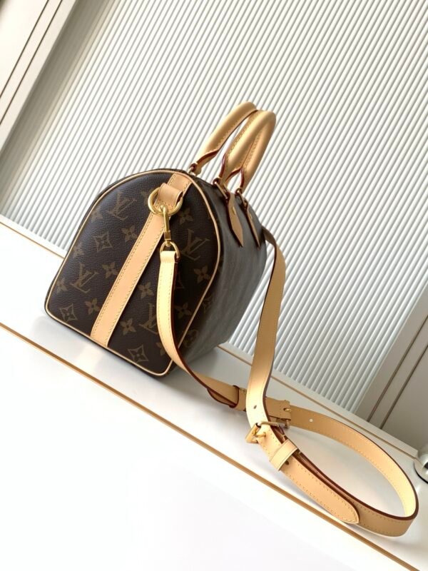 Model number M46977 - the Oldie Speedy series handbag was originally designed for travelers. By using this name, it pays tribute to the booming subway system of the 1930s. Dimensions: 25 x 19 x 15 cm (length x height x width)