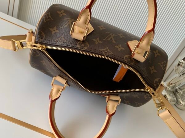 Model number M46977 - the Oldie Speedy series handbag was originally designed for travelers. By using this name, it pays tribute to the booming subway system of the 1930s. Dimensions: 25 x 19 x 15 cm (length x height x width)