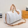 【M14838 White】41418, 41416 This model Keepall Bandoulière 45 travel bag, 27 x 20 x 45 cm (height x width x length)