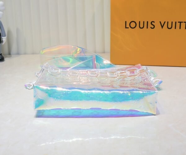 LV [Rose] Official website's colorful toiletry bag 67692 silver size W25H20D5 super 🔥 beautiful and new style. LV original single matching pattern quality 🌵 classic old pattern
