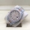 Rolex new bezel (3.55mm diamonds) starburst Arabic numerals design, size 41mm