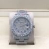 Rolex new bezel (3.55mm diamonds) starburst Arabic numerals design, size 41mm